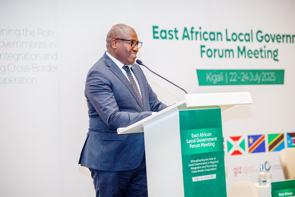 Rwanda’s Minister of Local Government, Patrice Mugenzi, has emphasized that empowering local governments and strengthening collaboration across borders are critical for achieving inclusive, long-term development in East Africa.