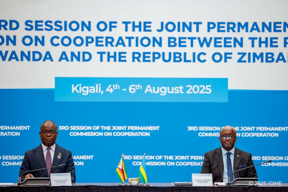 Rwanda and Zimbabwe have signed five cooperation agreements across various sectors, including health, youth development, police cooperation, energy, and customs information exchange.