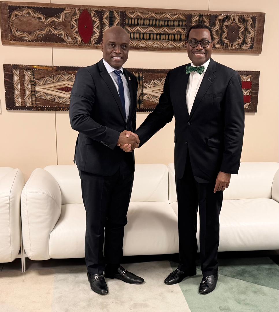 RTRL CEO Muyiwa Omololu met with Dr. Akinwunmi Adesina, the outgoing President of the African Development Bank, in November 2024.