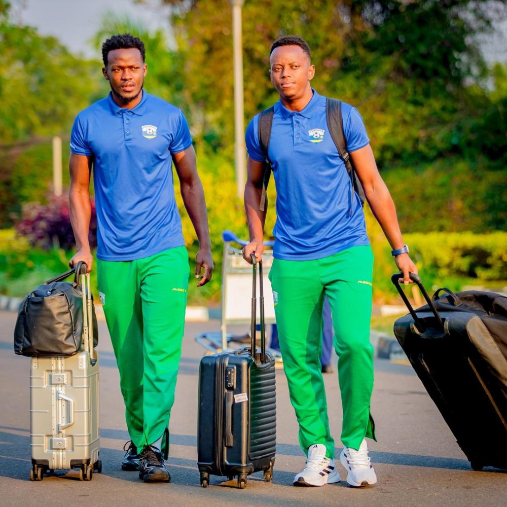 The players departed Kigali International Airport on Tuesday ahead of their World Cup qualifier in Nigeria.