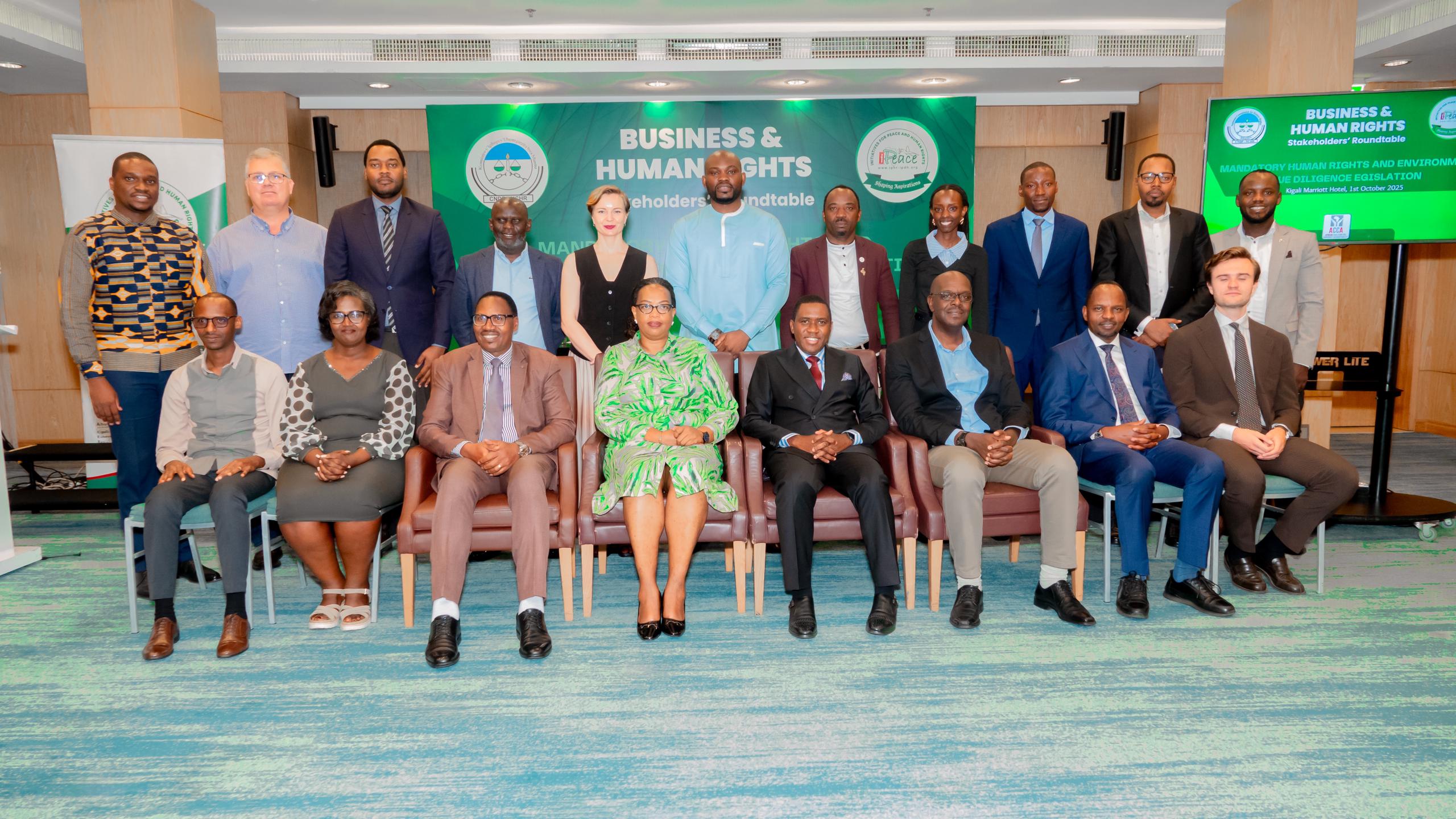 The event, held at the Kigali Marriott Hotel on Wednesday, October 1, 2025, forms part of the country’s ongoing work toward a National Action Plan on Business and Human Rights (2025–2028).