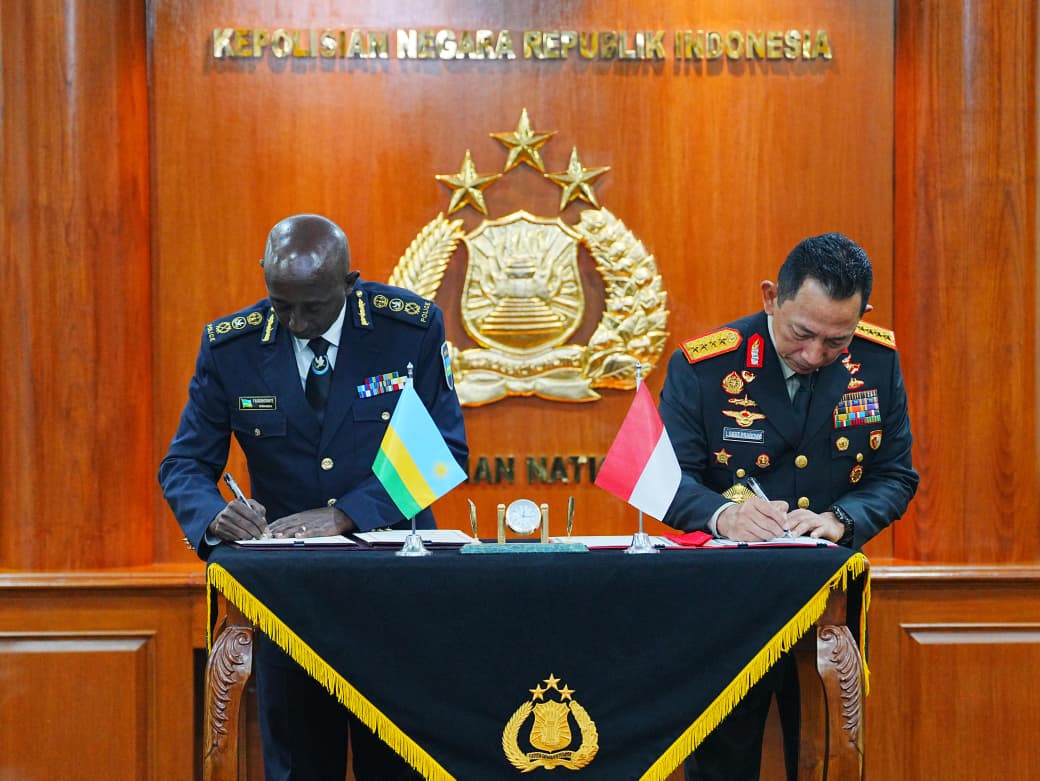 Rwanda National Police (RNP) and the Indonesian National Police, on Monday, October 6, signed a Memorandum of Understanding (MoU) on Police cooperation.