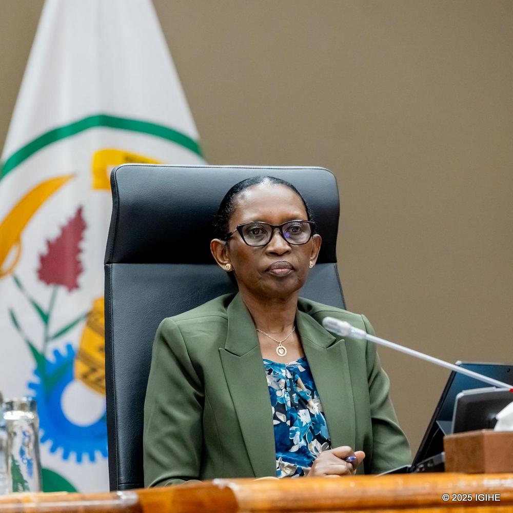 Kazarwa Gertrude is the Speaker of the Chamber of Deputies.