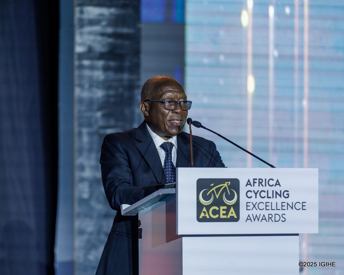 CAC President Yao Allah-Kouame delivers his remarks during the awarding ceremony.