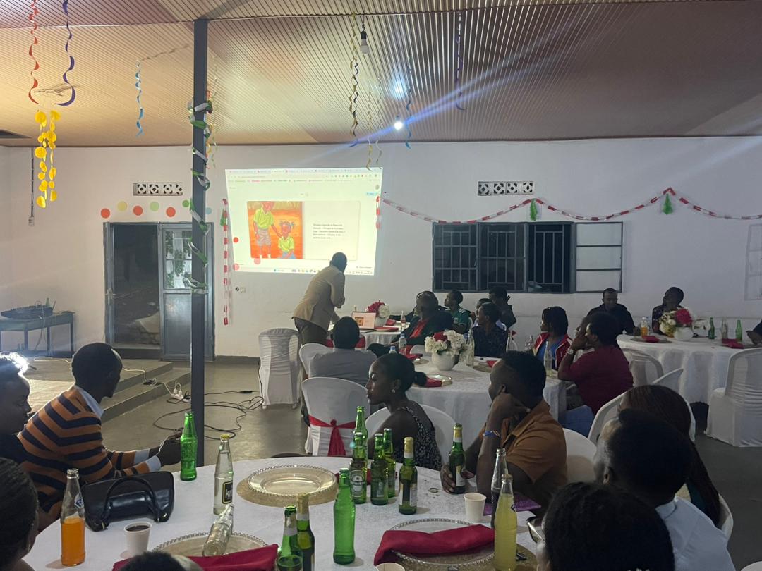 The graduation featured a presentation of projects, which included classroom-ready digital storybooks and personal websites created using AI.