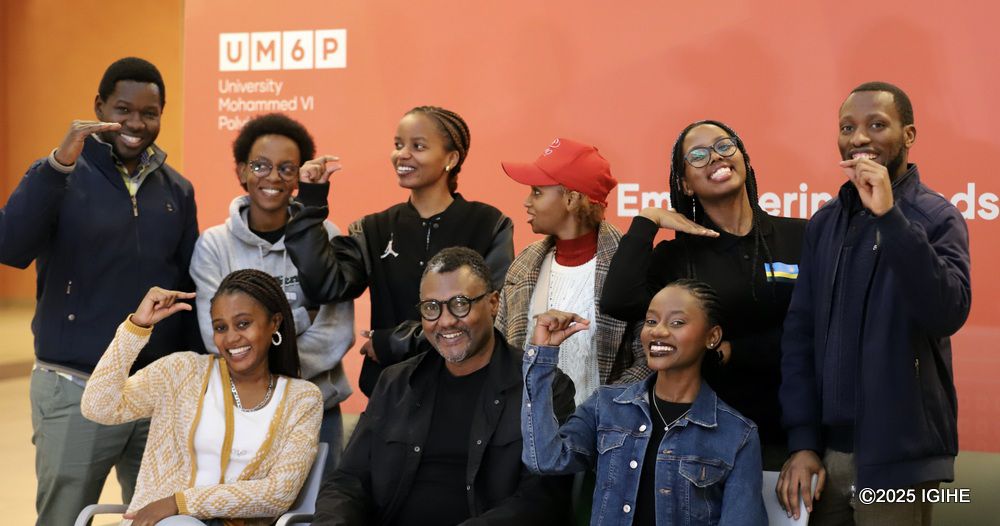 Rwandan students at Mohammed VI Polytechnic University in Morocco shared stories of ambition and opportunity.