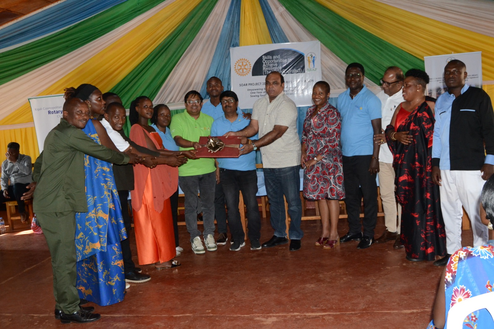 The support was unveiled on Saturday, January 24, 2026, during a ceremony at which beneficiaries, who had completed training in tailoring and technology, received tools and equipment to help them start income-generating activities.