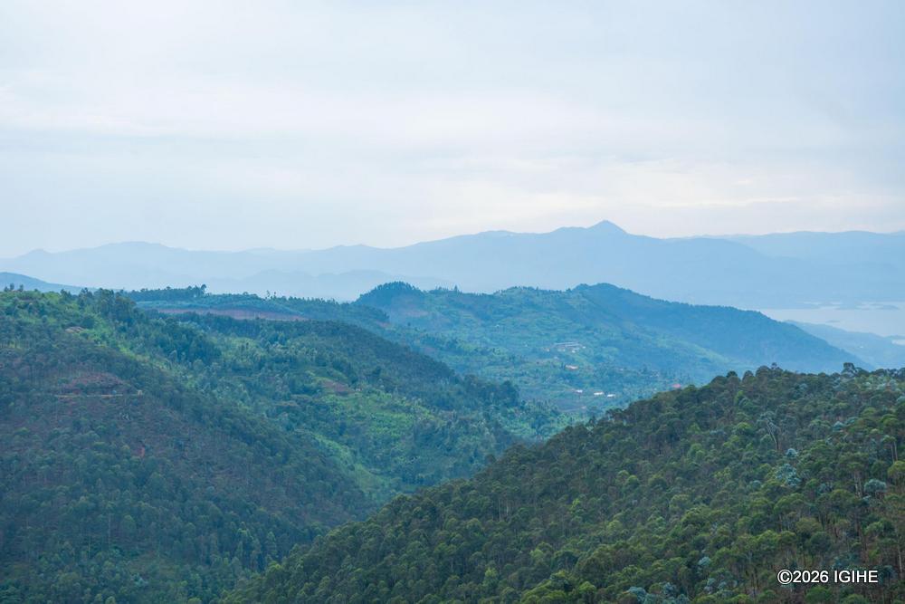 The hills of Rutsiro and Lake Kivu add to the natural beauty of Umutuzo Lodge.