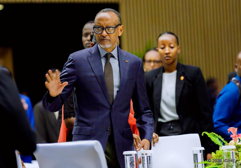 The moment President Kagame arrived at the Kigali convention Center for the National Prayer Breakfast on Sunday, February 1, 2026.