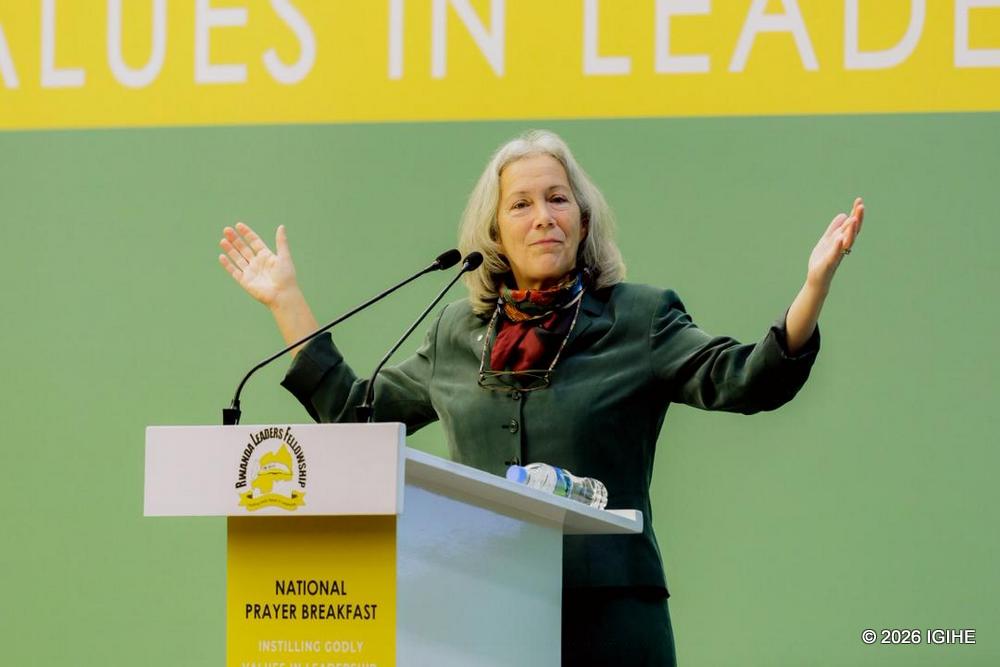 Maj Gen (Rtd) Julie Bentz delivered a summon at the event.