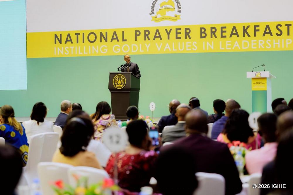 President Kagame made the remarks at the annual National Prayer Breakfast gathering, organised by the Rwanda Leaders Fellowship, at the Kigali Convention Centre.