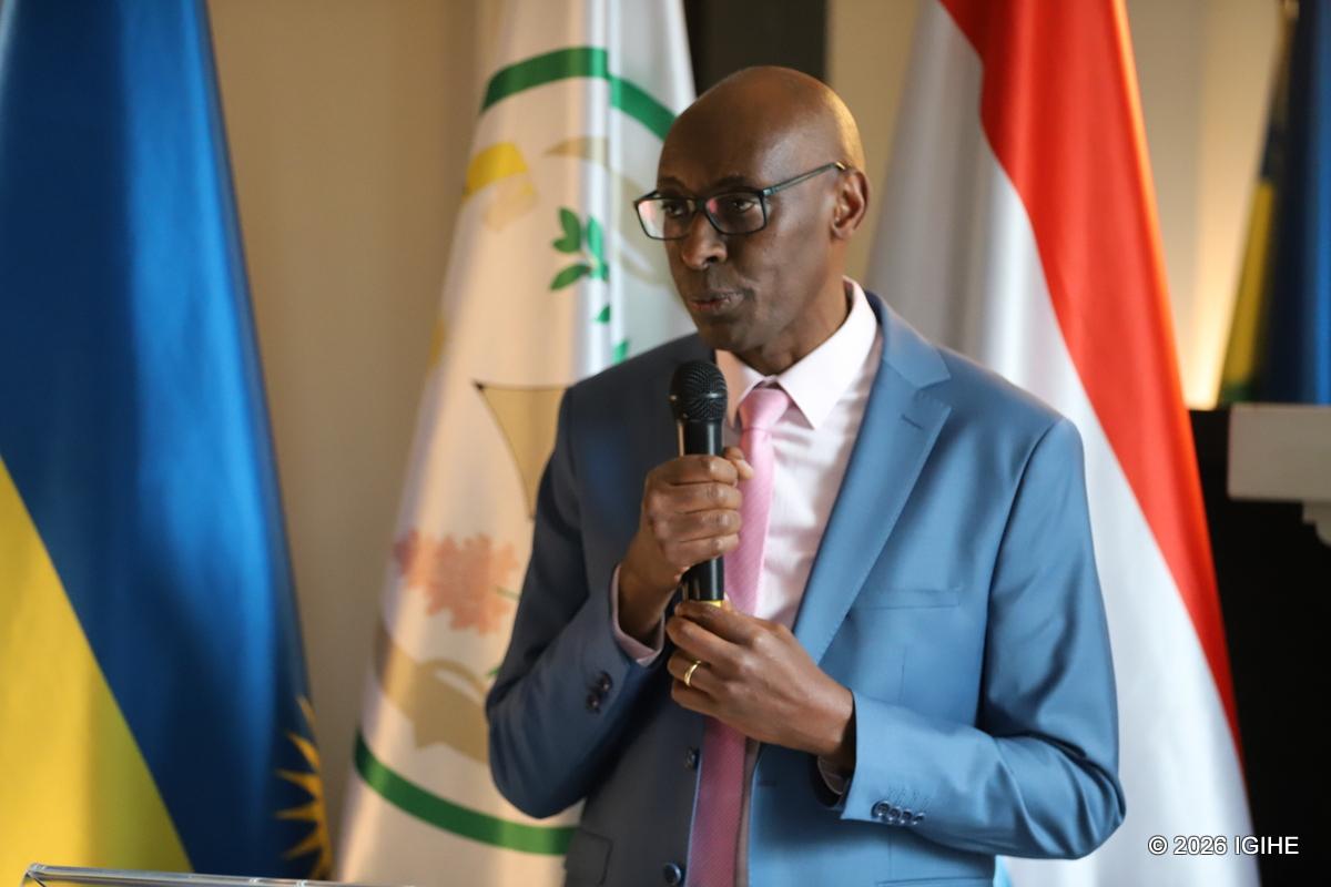 Didace Kalisa, who served as master of ceremonies on Heroes’ Day.