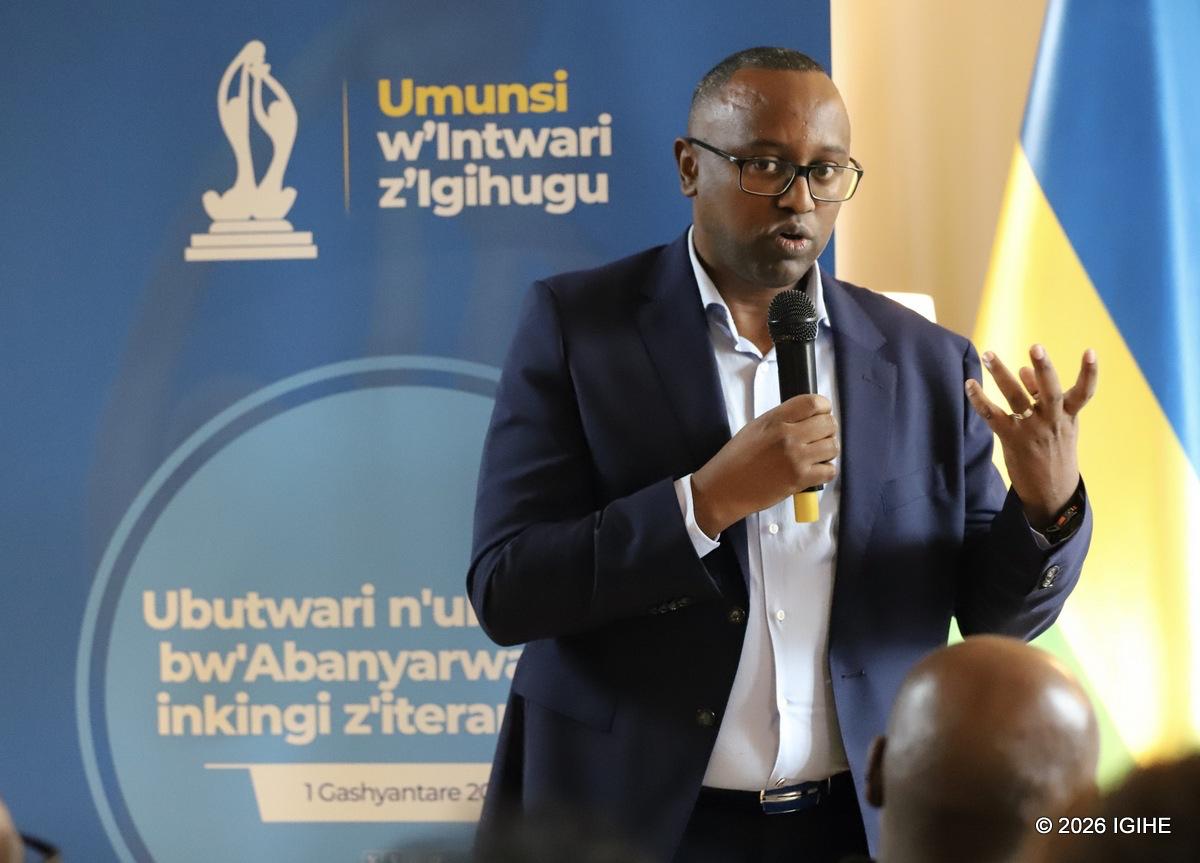 Eric Karamaga delivered a talk focusing on technology.