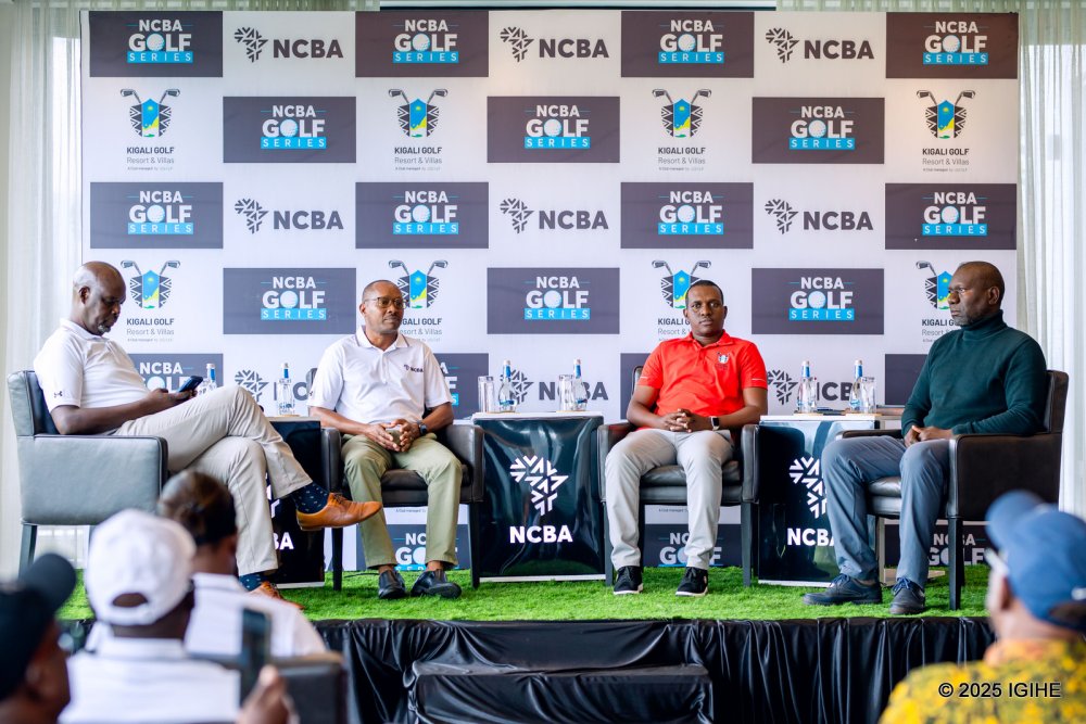 The ceremony featured discussions on the development of Golf in Rwanda