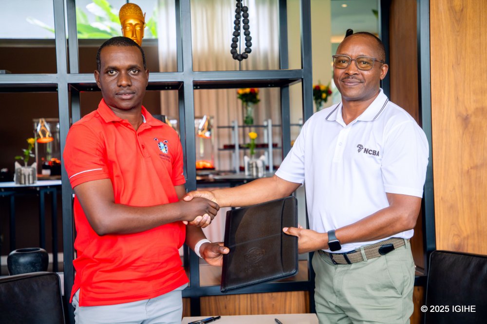 The agreement was signed by the CEO of RUGC and the Managing Director of NCBA Group, Maurice Toroitich. 
