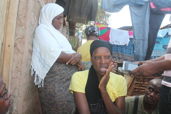 Bahati Tabu is overcome by grief as she narrates how she lost her five babies due to the ongoing health workers’ strike at her home in Bahati Village in Taveta Taita Taveta County.