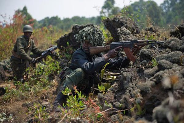 Sixteen people have been killed in three days of fighting this week that pitted the Democratic Republic of Congo's army against a rebel militia, a military spokesman told this reporter on Thursday.