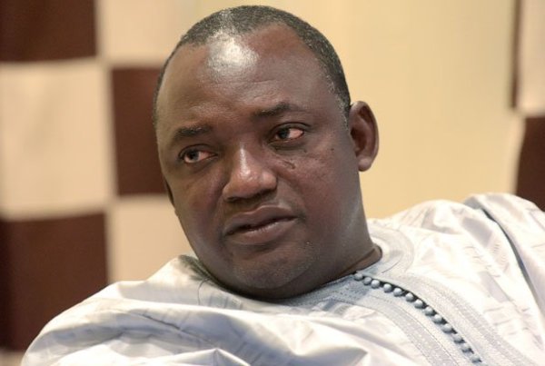Gambian president-elect Adama Barrow.