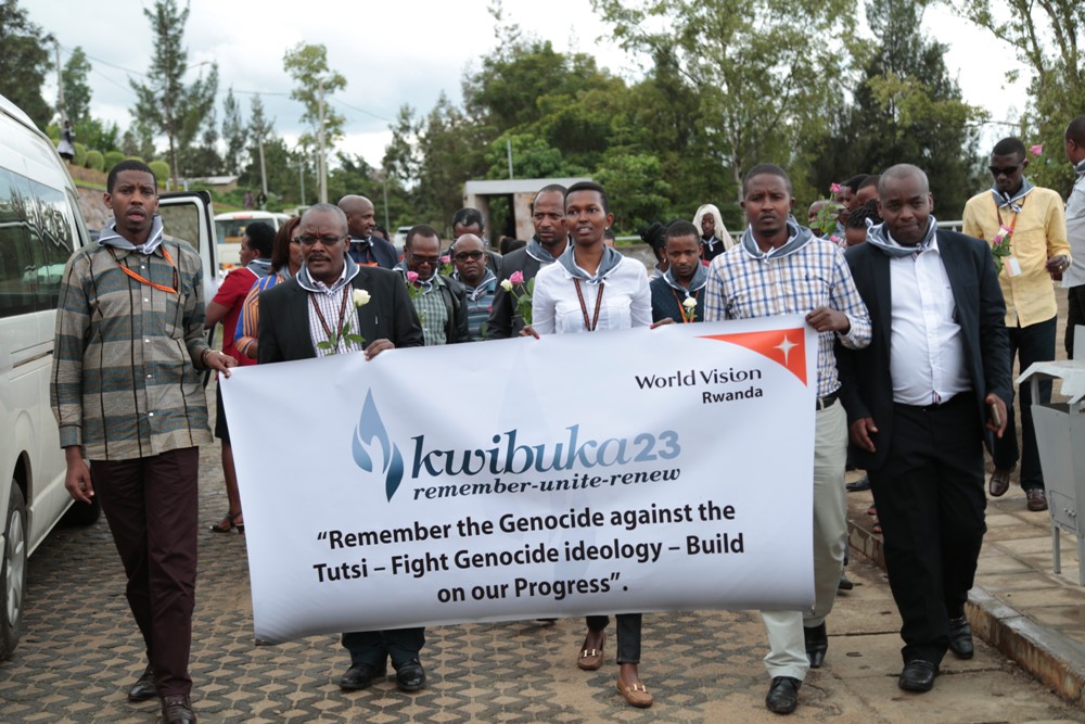 World Vision commemorates Genocide against the Tutsi yesterday.