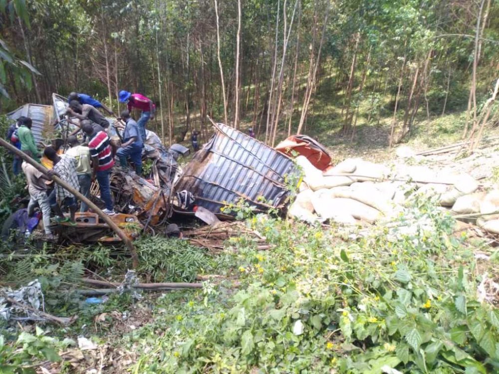The accident took place in Bushekeri sector, Nyamasheke district on Thursday 22nd July 2021 around 1p.m.