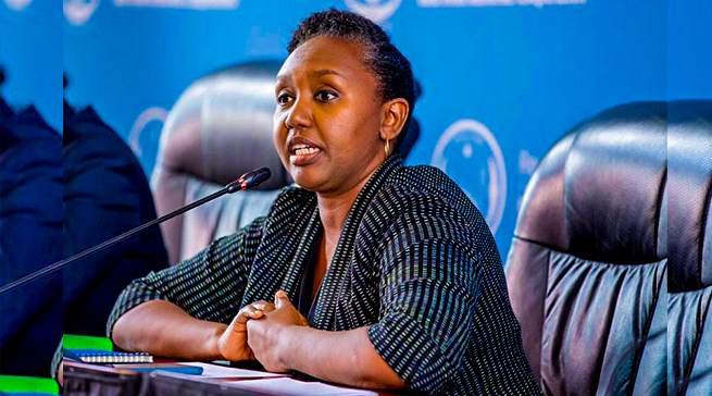 Yolande Makolo’s remarks were in response to a viral video of Congolese Justice Minister Constant Mutamba, who was captured inciting inmates at Munzenze Prison in Goma against Rwandan President Paul Kagame and Congolese Tutsis, whom he referred to as “Banyarwanda.”