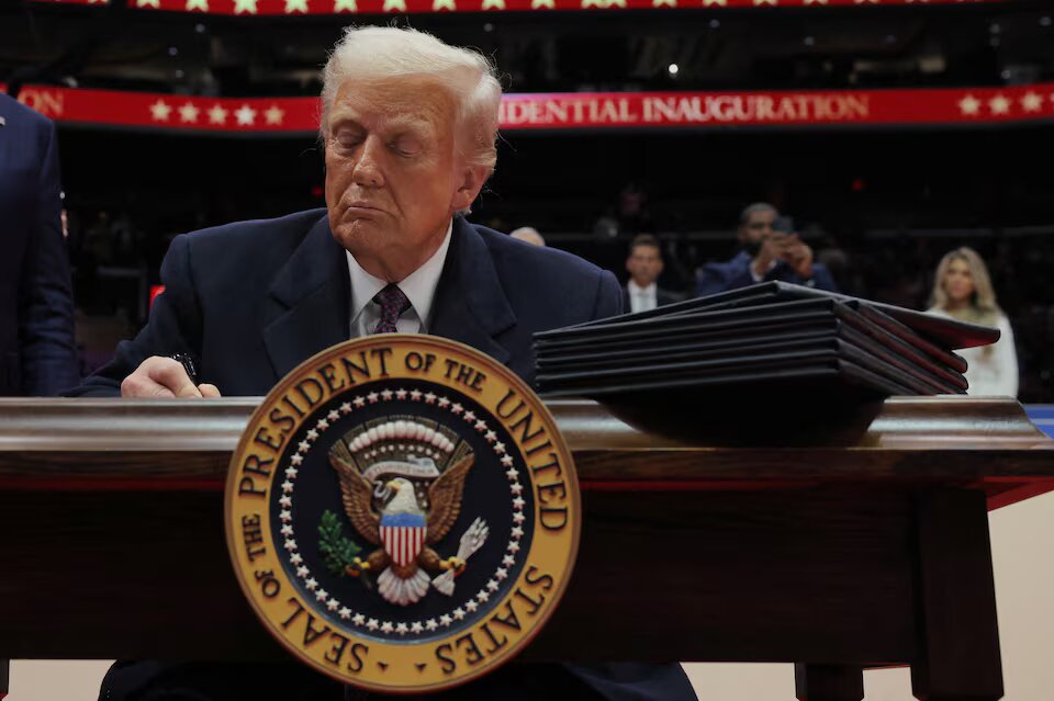 President Donald Trump marked his return to the White House on Monday, January 20, 2025, with an aggressive agenda, signing a series of sweeping executive orders aimed at overturning key policies of the Biden administration and advancing a vision he described as a "golden age" for America.
