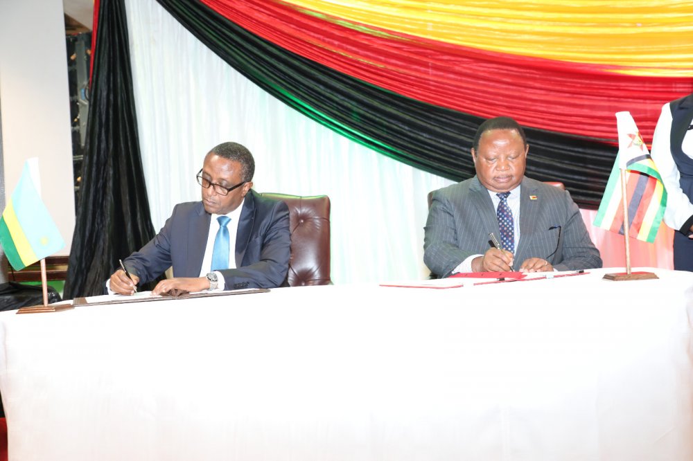 Rwanda and Zimbabwe have signed three additional agreements.