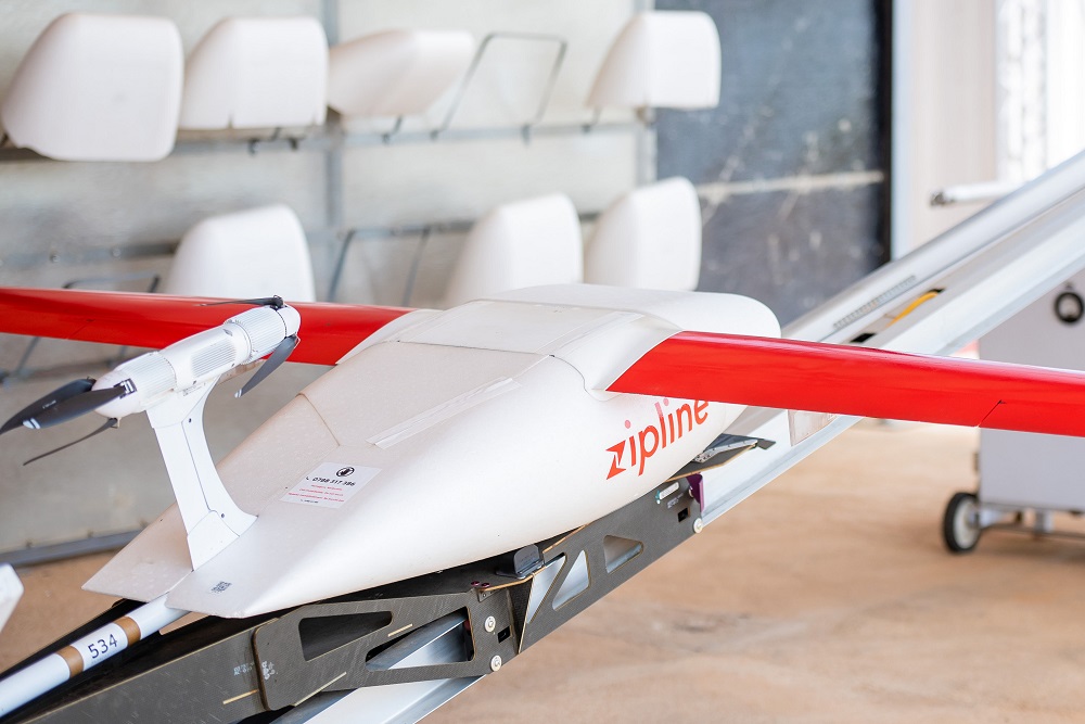 Since 2016, Zipline has been using drones to deliver blood and medicines to different health facilities in Rwanda.