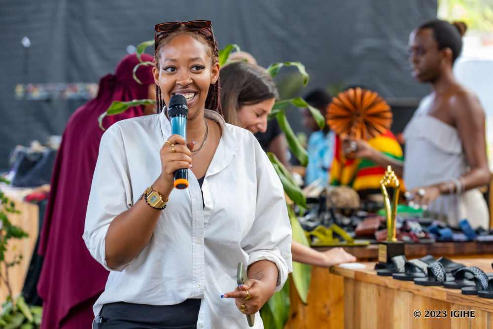 Zuba Mutesi was the MC at Ikaze Baazar. 