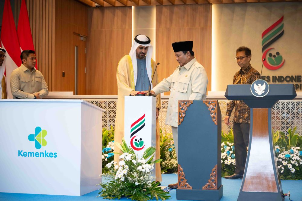 Theyab bin Mohamed bin Zayed has attended the inauguration of UAE-Indonesia Hospital for Cardiac Diseases